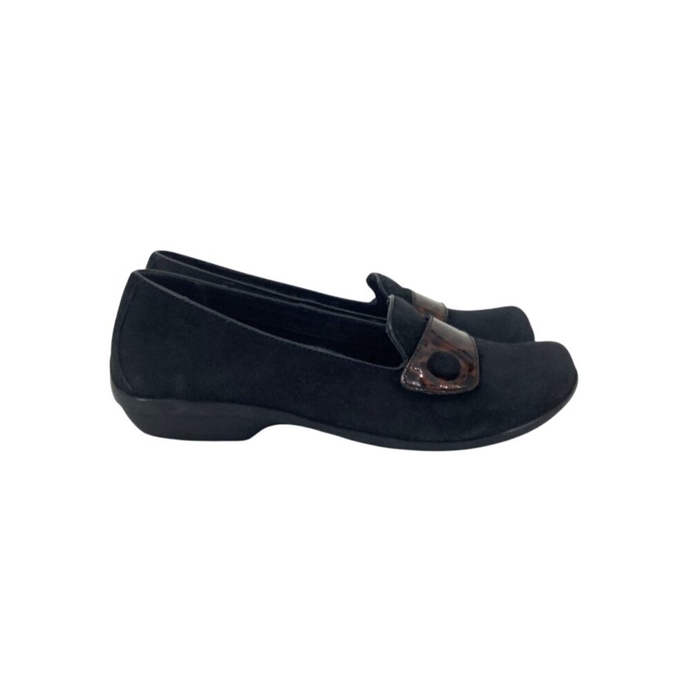 Dansko Olena Womens Black Suede Loafers With Strap Size EU 38/US 8 - Picture 4 of 8